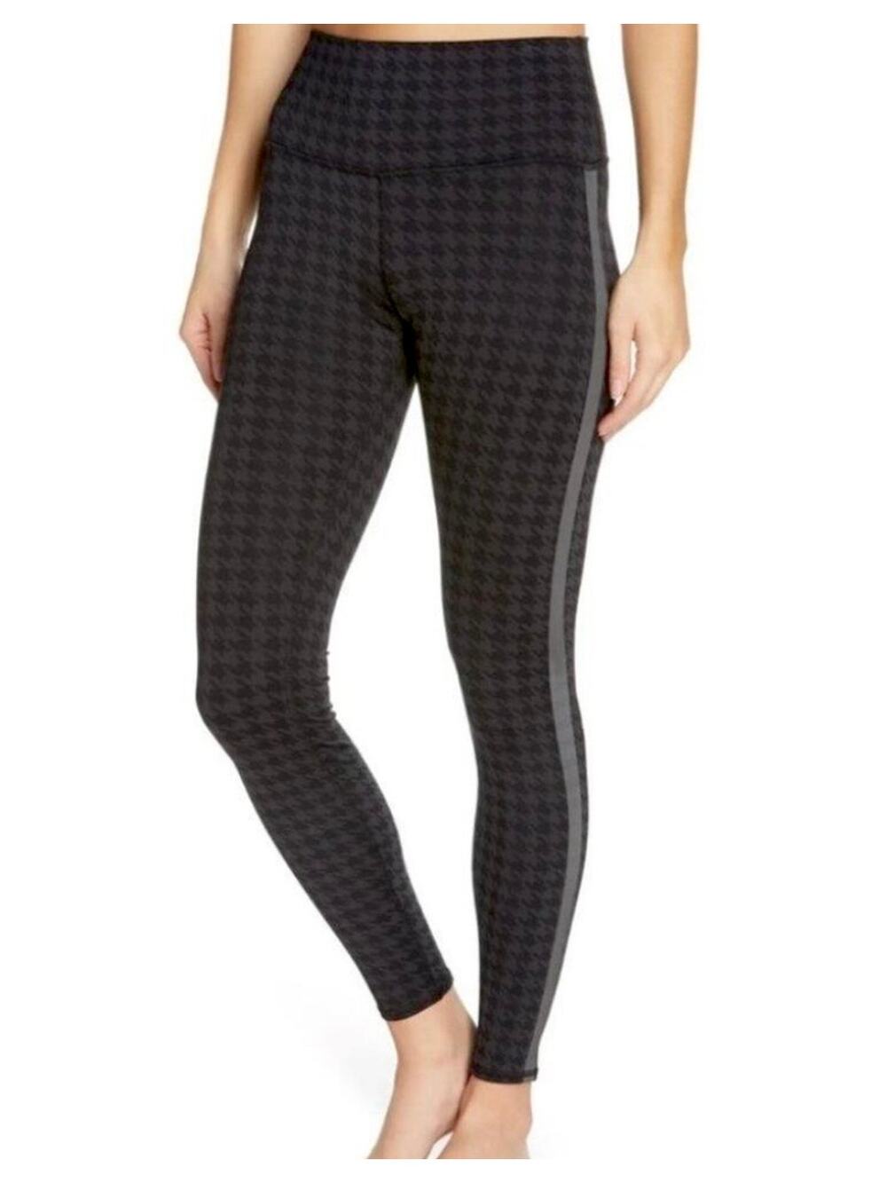 NWT ALO Alosoft High-Waist 7/8 Highlight Legging XS Houndstooth Airtech Yoga